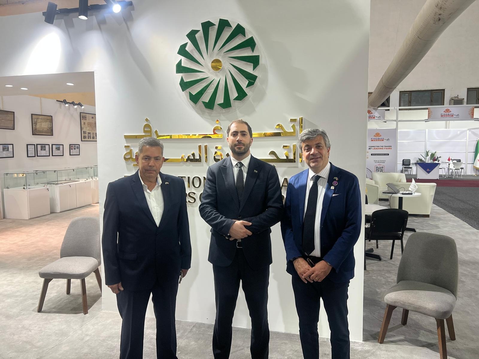 amer al homsi, directeur general union des chambres de commerce syrienne et gerogre arnouk